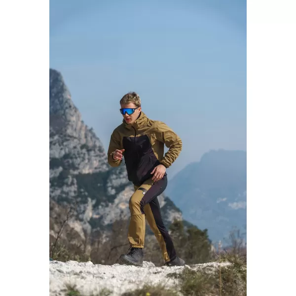  Pánská nepromokavá softshellová bunda NORDBLANC EXPEDITIOUS NBSSM8323 HNĚDÁ 