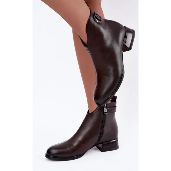  Dámské kotníkové boty VINCEZA 58692 CHOCOLATE 