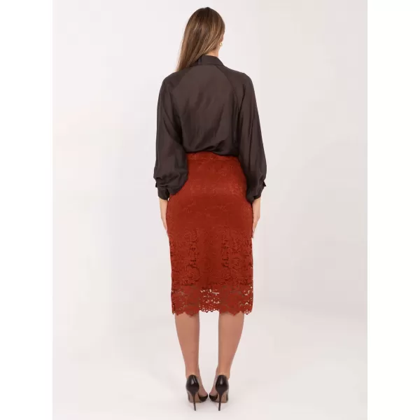  Dámská sukně ITALY MODA IT-SD-21852.15 DARK ORANGE 