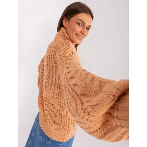  Dámský svetr WOOL FASHION ITALIA AT-SW-2350.91P PEACH 