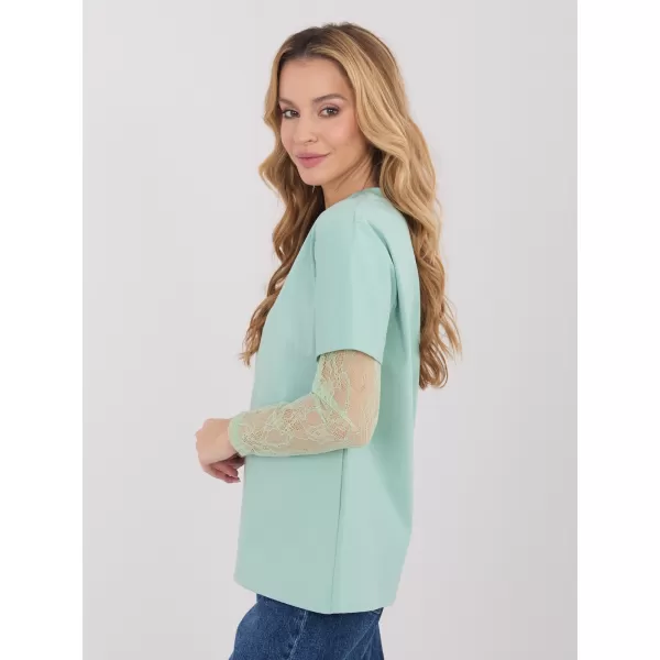  Dámské triko ITALY MODA MI-BZ-4227.61 PISTACHIO 