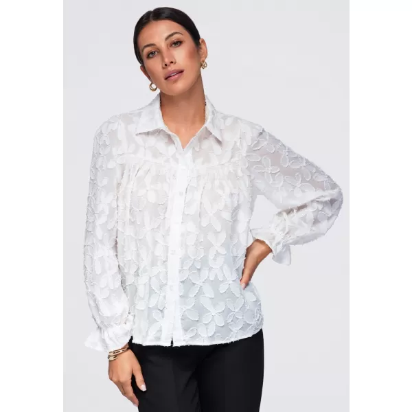  Dámská košile OMBRE OW-SH-E0074 BEIGE 