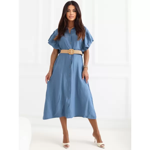  Dámské šaty ITALY MODA MI-SK-82970.86 BLUE 