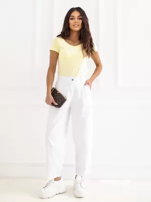 Dámské triko RUE PARIS RV-BZ-A1267.08 BRIGHT YELLOW