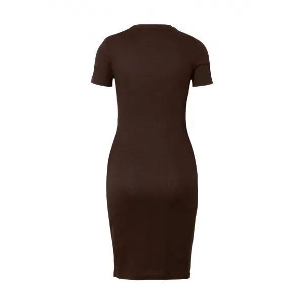  Dámské šaty URBAN CLASSICS TB8275 BROWN 