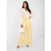 Dámské kalhoty RUE PARIS IT-SP-FL8569-1.06 BRIGHT YELLOW