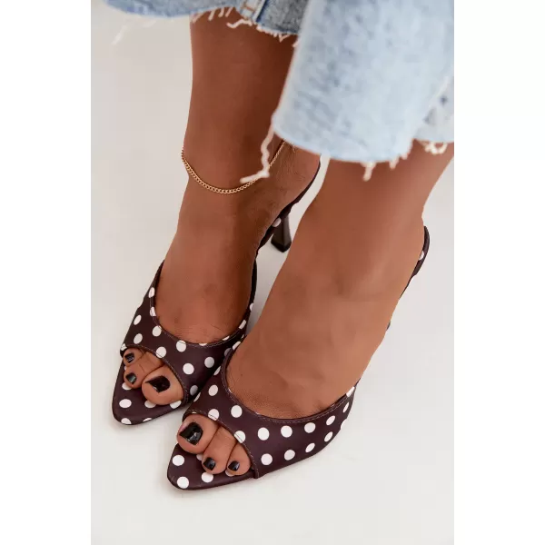 Dámské pantofle BOTO SQC-295 BROWN 