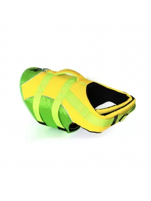 Vesta plovací RESTUBE pro psy GREEN/YELLOW
