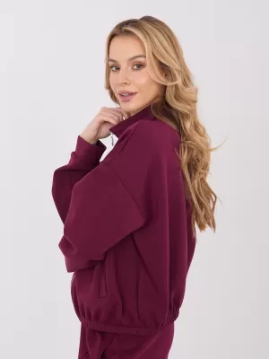 Dámská mikina FACTORY PRICE SM-BL-A1562.33 BURGUNDY
