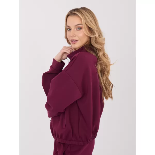  Dámská mikina FACTORY PRICE SM-BL-A1562.33 BURGUNDY 
