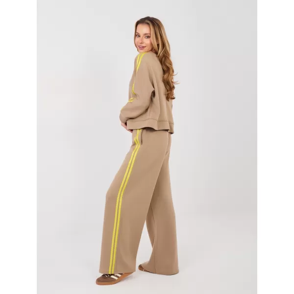  Dámský komplet RUE PARIS IT-KMPL-21772.63 DARK BEIGE 