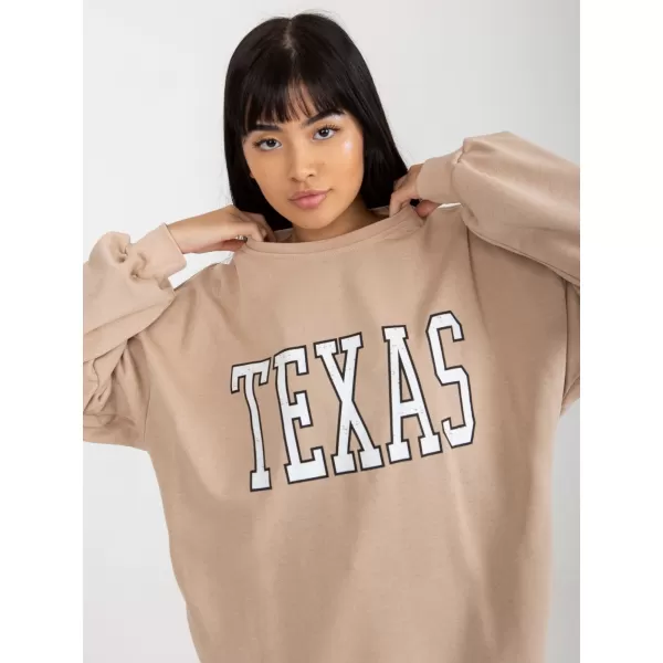 Dámská mikina EX MODA EM-BL-U719.82P BEIGE 