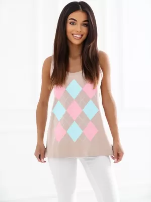 Dámský top RELEVANCE RV-TP-A1375.91 BEIGE