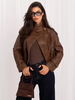 Dámská bunda ITALY MODA IR-KR-AY995.98P BROWN