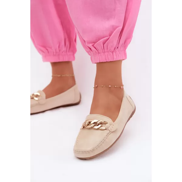  Dámské mokasíny BOTO XA011 BEIGE 