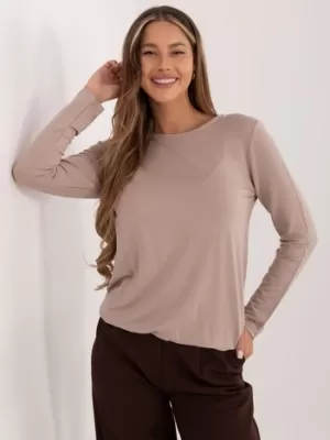 Dámská halenka RELEVANCE RV-BZ-A-160.19P DARK BEIGE