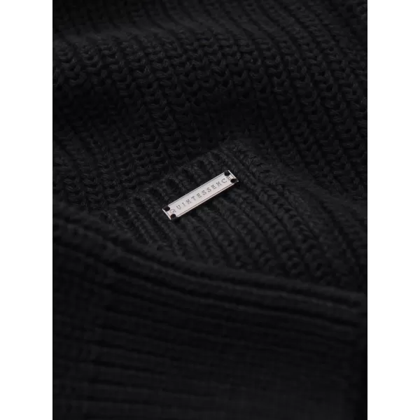  Pánský kardigan OMBRE OM-SWCD-0200 BLACK 