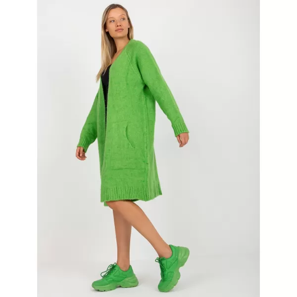  Dámský svetr RUE PARIS LC-SW-0344.27P BRIGHT GREEN 