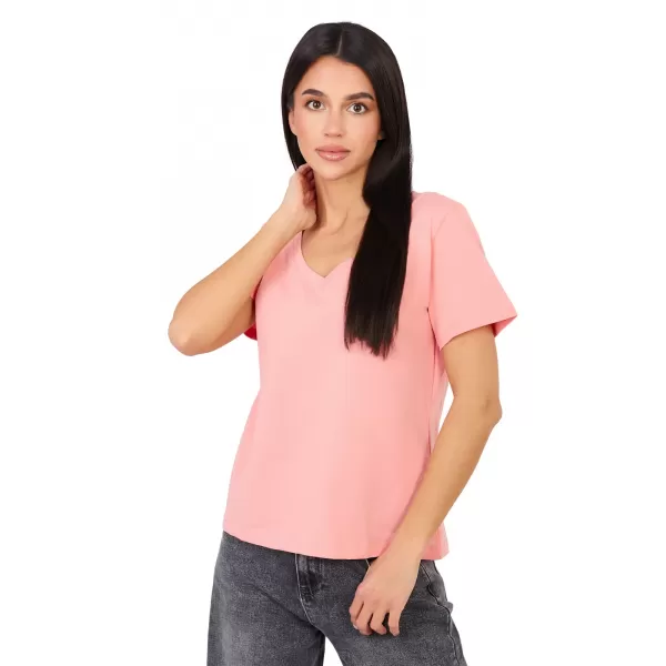  Dámské tričko RUE PARIS RV-TS-A1095.33 PEACH 