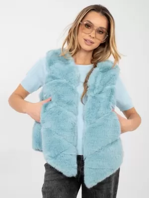Dámská vesta WOOL FASHION ITALIA AT-KZ-2349.00P MINT