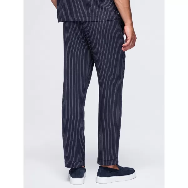  Pánské kalhoty OMBRE OM-PACP-0311 NAVY BLUE 
