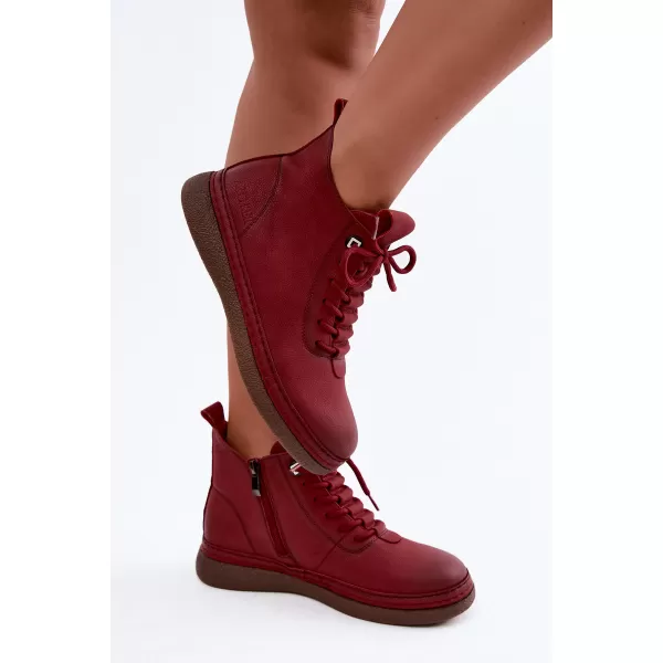  Dámské kotníkové boty ARTIKER 59C1119 BORDEAUX 