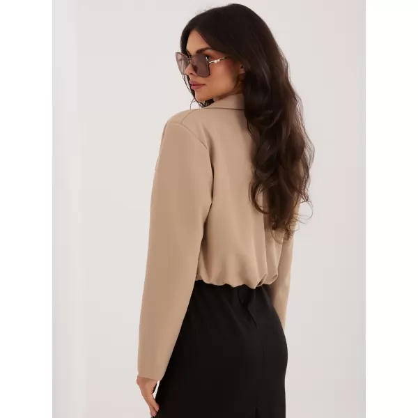 Dámské sako ITALY MODA MI-MA-3232.90 DARK BEIGE 
