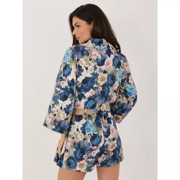 Dámské kraťasy ITALY MODA IT-SN-FL8757-1.30 DARK BLUE 