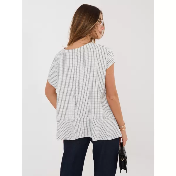  Dámská halenka ITALY MODA IT-BZ-FL10332.80 ECRU 