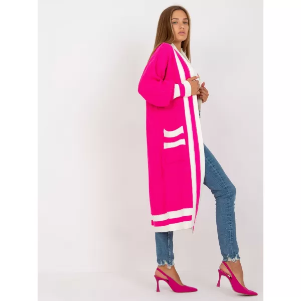  Dámský svetr RUE PARIS LC-SW-0291.06X FLUO PINK 