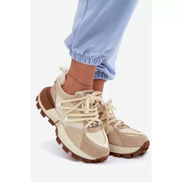  Dámské tenisky GOE TT2N4021 BEIGE 