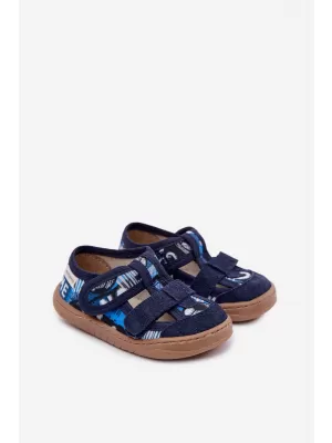 Dětské barefoot bačkory MILAMI BF10/BR-31 BLUE