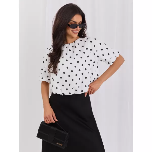  Dámská halenka ITALY MODA MI-BZ-3471.74 WHITE 