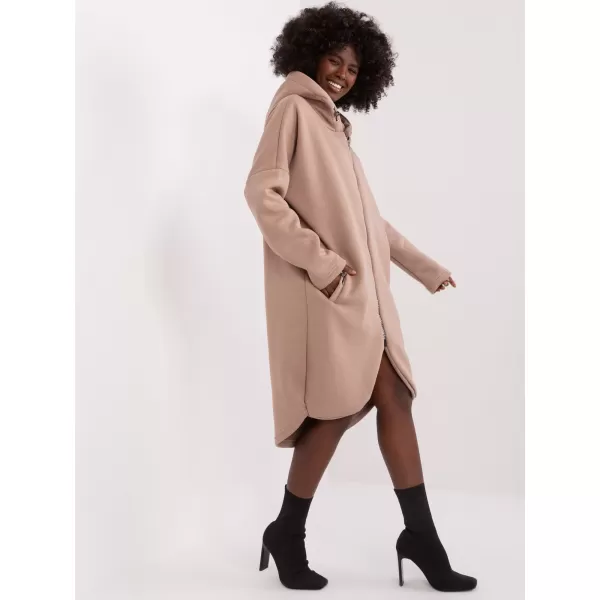  Dámská mikina RELEVANCE RV-BL-4858-2.97P DARK BEIGE 