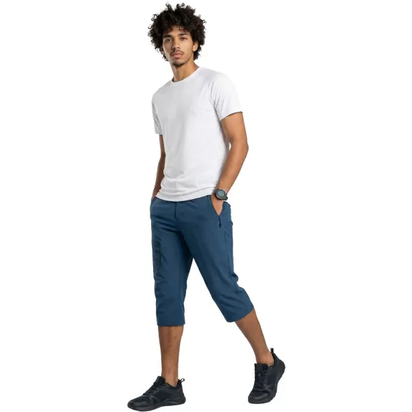  Pánské capri kalhoty ALPINE PRO WEDER 2 BLUE WING TEAL 