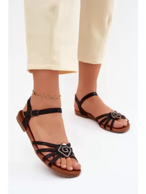 Dámské sandály S.BARSKI KV61-6056 BLACK