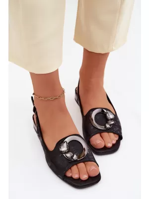 Dámské sandály S.BARSKI KV61-6024 BLACK