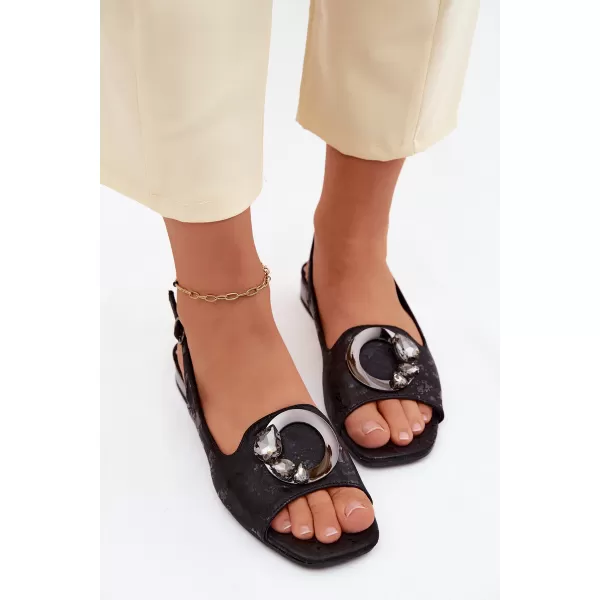  Dámské sandály S.BARSKI KV61-6024 BLACK 