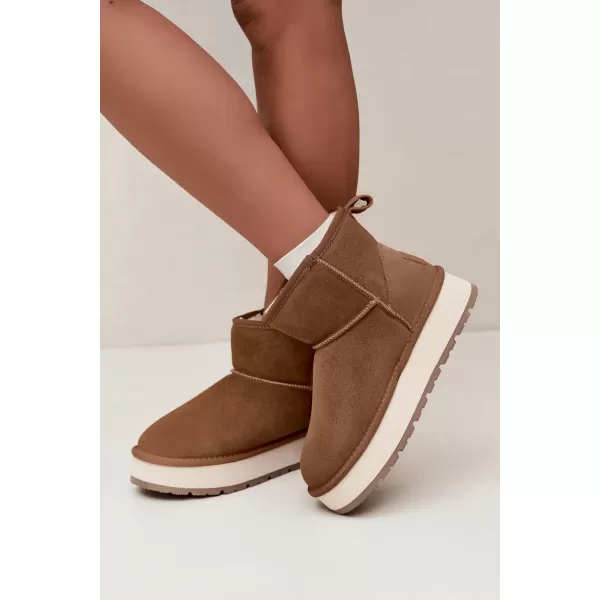  Dámské boty BIG STAR SHOES UU274692 BROWN/BEIGE 