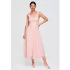 Dámské šaty OMBRE OW-DLR-E0015 PINK