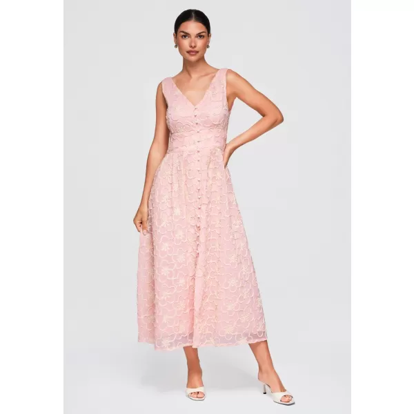  Dámské šaty OMBRE OW-DLR-E0015 PINK 