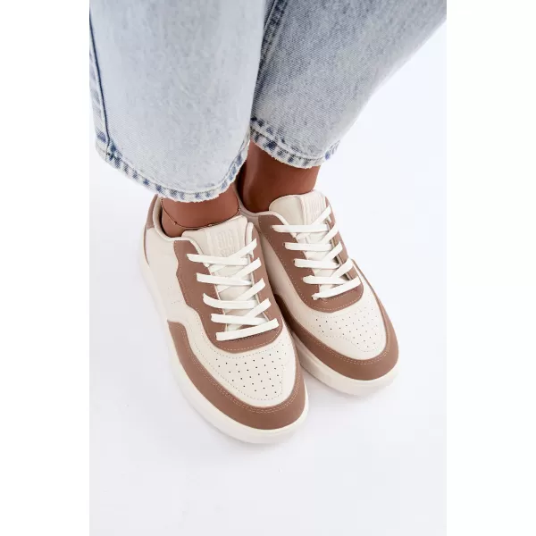  Dámské tenisky BIG STAR SHOES UU274275 WHITE/BEIGE 