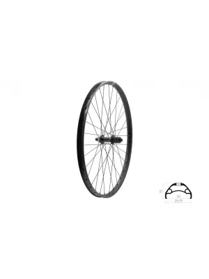 Zapletené zadní kolo KLS ASESINO 25 DSC MS R, 27,5", black
