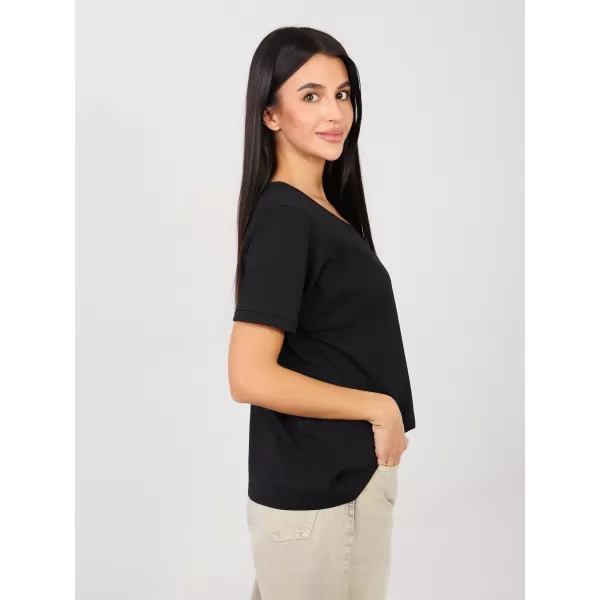  Dámské tričko RUE PARIS RV-TS-A1094.45 BLACK 