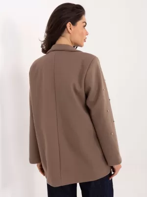 Dámské sako ITALY MODA IT-MA-18365.97 DARK BEIGE