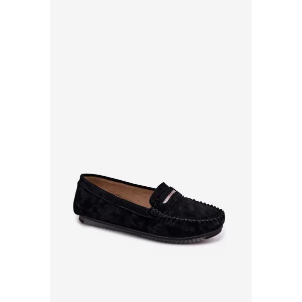  Dámské mokasíny S.BARSKI LR61-7029 BLACK 