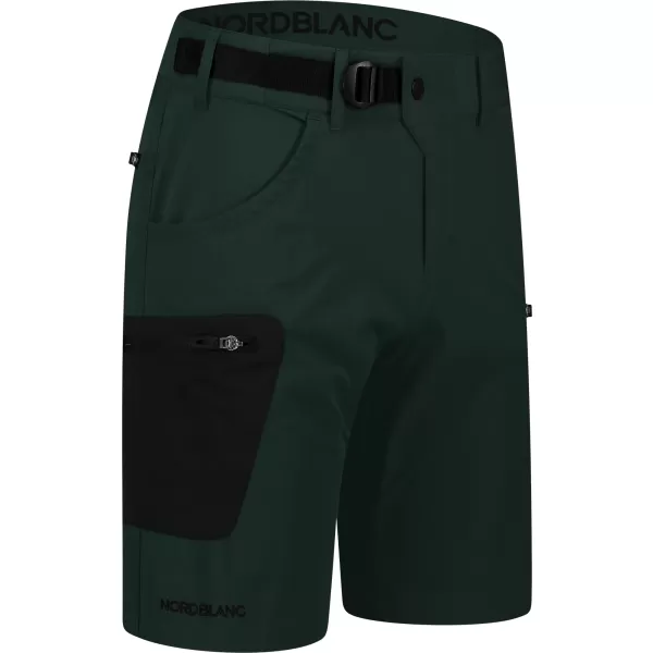  Pánské kraťasy NORDBLANC ARC NBSPM8358 TMAVĚ ZELENÁ 