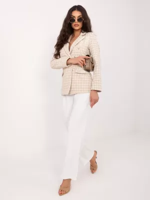 Dámské sako ITALY MODA MI-MA-C033.55 BEIGE