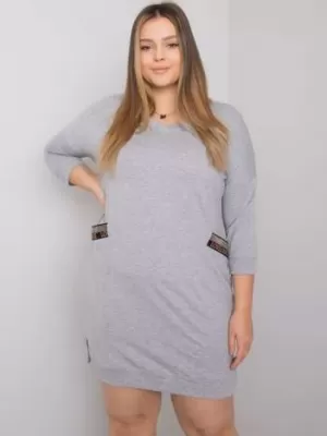 Dámské šaty RELEVANCE RV-SK-6836.55P GRAY