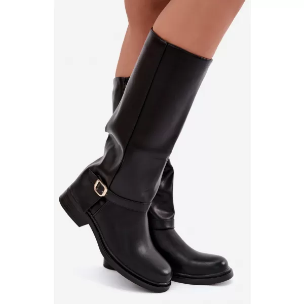  Dámské kozačky BOTO 5858 BLACK 